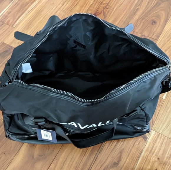 Roberto Cavalli Class Rolling Duffel - Separate shoe area Studded Bottom Nwt ❤️ - Picture 7 of 11